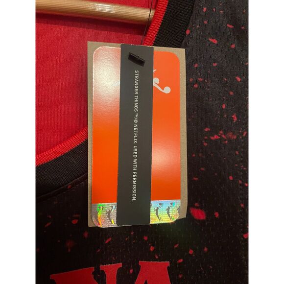 Rare Indiana Fever x Stranger Things Jersey - Nike WNBA - Small - BNWT $129 - Picture 3 of 8